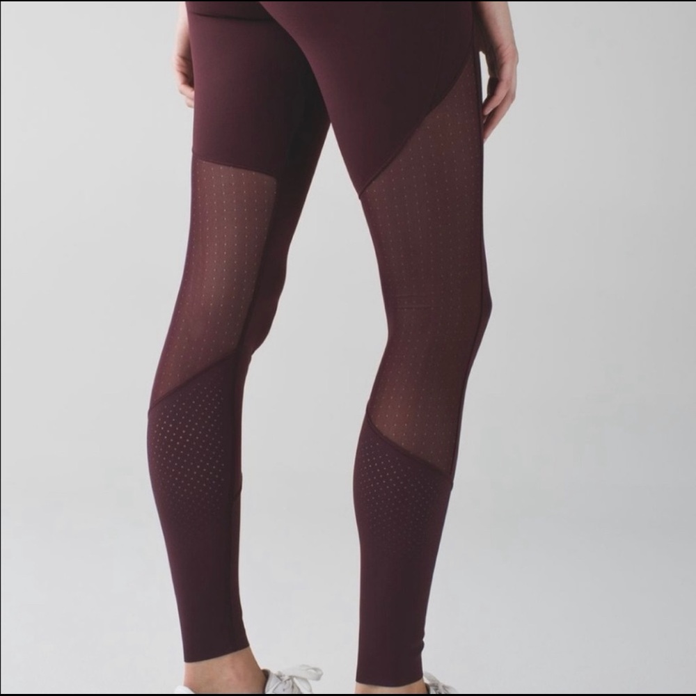 Lululemon Barre Bordeaux Drama